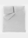 Kvalitex Σατέν κλινοσκεπάσματα με ρίγες 140x200, 70x90cm ΛΕΥΚΟ