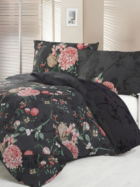 Kvalitex Γαλλικά σατέν κλινοσκεπάσματα LUXURY COLLECTION 1+2, 200x200, 70x90cm ALISA
