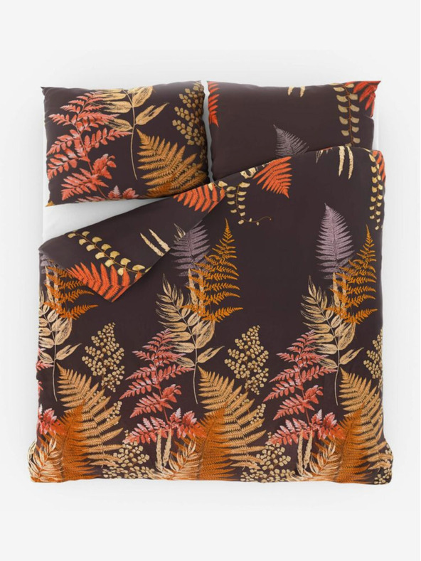 Kvalitex Σατέν γαλλικά σεντόνια Luxury Collection 1+2, 240x200, 70x90εκ Καπράδι καφέ Kvalitex