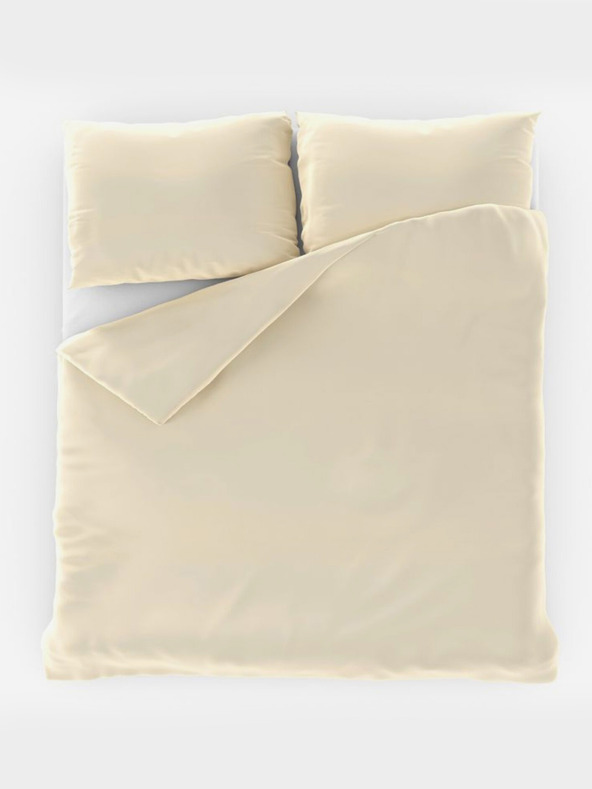 Kvalitex Satin French Bedding LUXURY COLLECTION 1+2, 200x200, 70x90cm cream