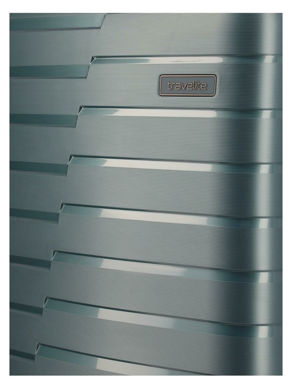 Travelite Ταξιδιωτική βαλίτσα Travelite Air Base S exp Παγωμένο μπλε