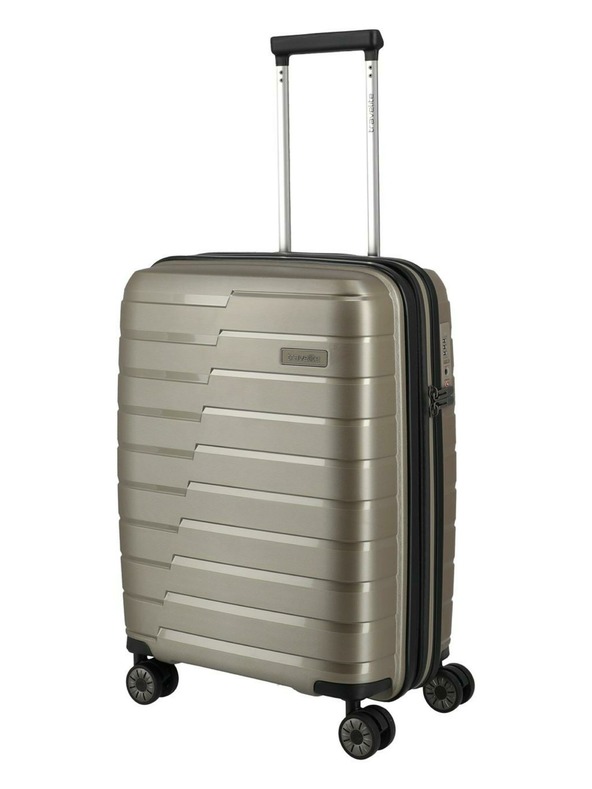 Travelite Ταξιδιωτική βαλίτσα Travelite Air Base S exp Σαμπάνια