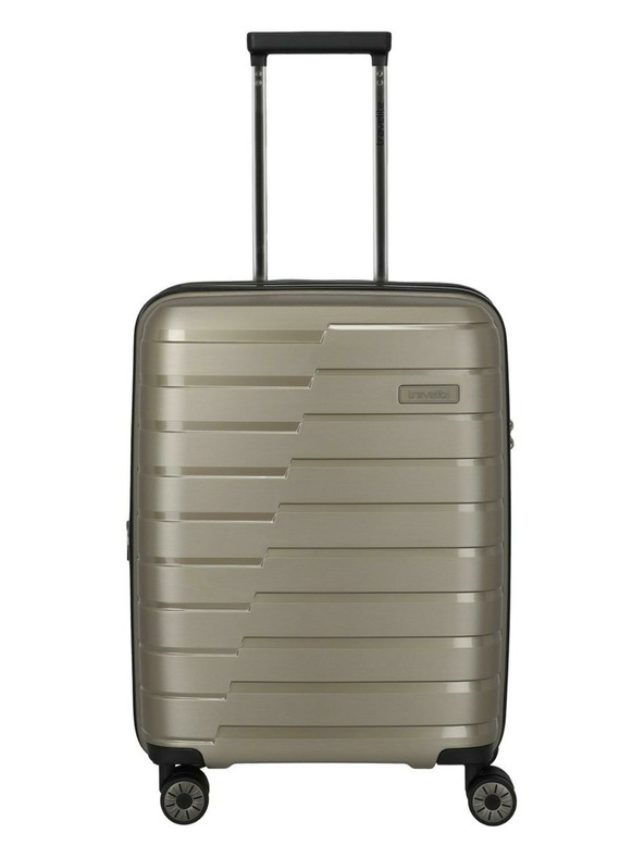 Travelite Ταξιδιωτική βαλίτσα Travelite Air Base S exp Σαμπάνια
