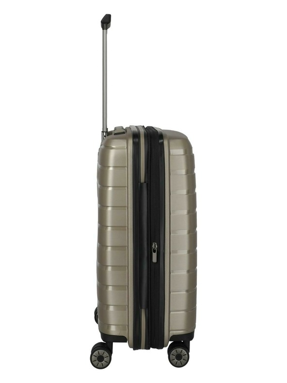 Travelite Ταξιδιωτική βαλίτσα Travelite Air Base S exp Σαμπάνια