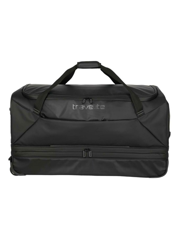Travelite Ταξιδιωτική τσάντα Travelite Basics Wheeled duffle επέκτασης Μαύρη