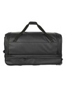 Travelite Ταξιδιωτική τσάντα Travelite Basics Wheeled duffle επέκτασης Μαύρη