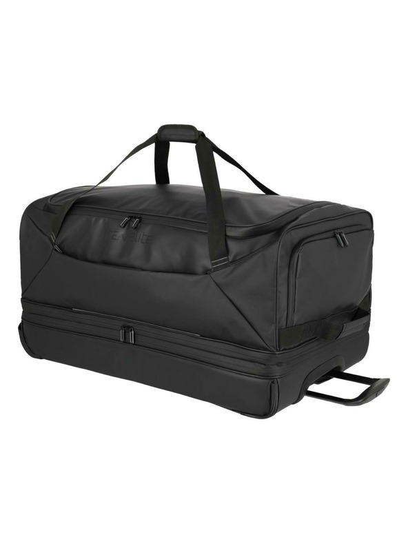 Travelite Ταξιδιωτική τσάντα Travelite Basics Wheeled duffle επέκτασης Μαύρη