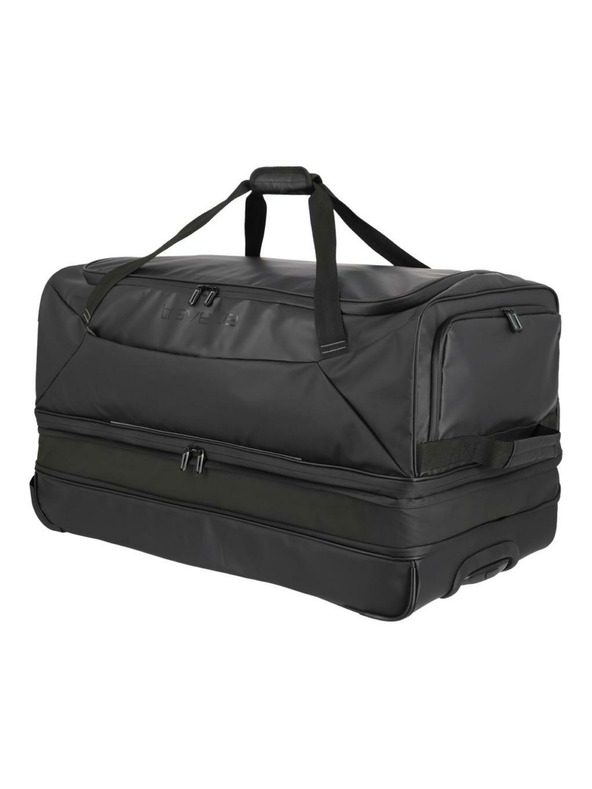 Travelite Ταξιδιωτική τσάντα Travelite Basics Wheeled duffle επέκτασης Μαύρη
