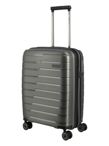 Travelite Ταξιδιωτική βαλίτσα Travelite Air Base S exp Ανθρακί
