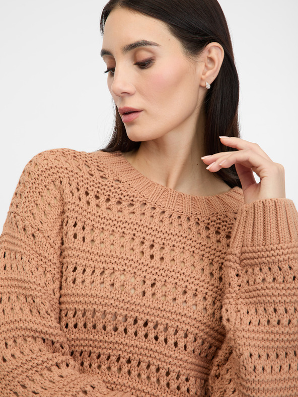 Orsay ORSAY ανοιχτό καφέ γυναικείο πουλόβερ