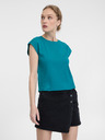 Orsay Τιρκουάζ γυναικείο κοντομάνικο μπλουζάκι ORSAY