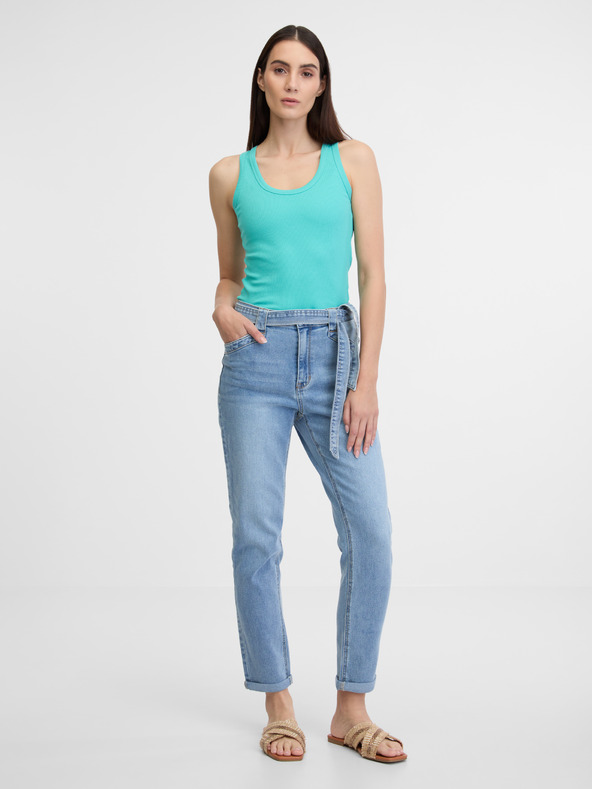 Orsay Τιρκουάζ γυναικείο τοπ ORSAY