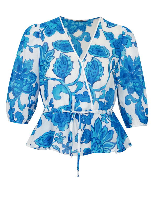 Orsay Μπλε γυναικεία μπλούζα με σχέδιο ORSAY