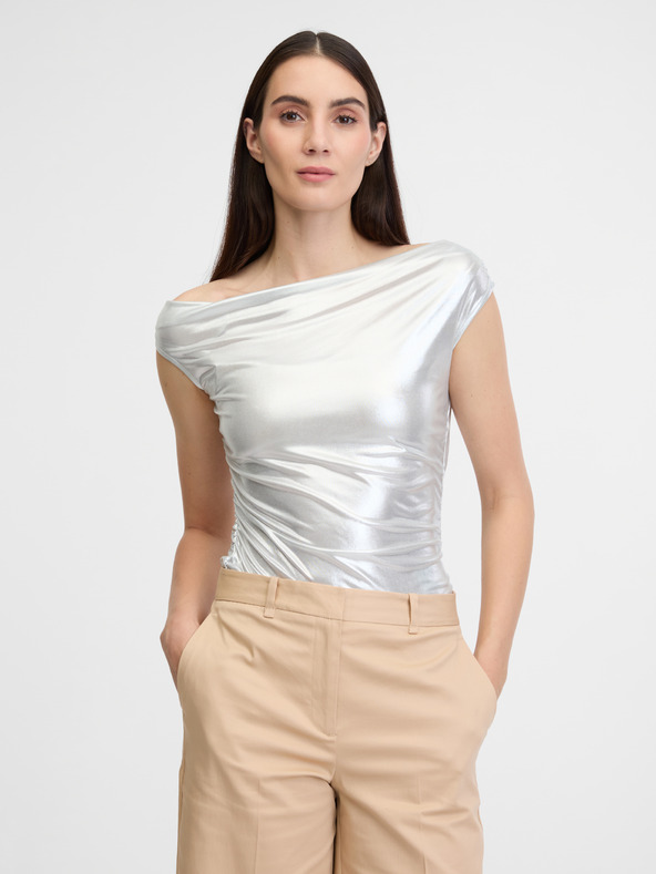 Orsay Ασημένια γυναικεία μπλούζα ORSAY