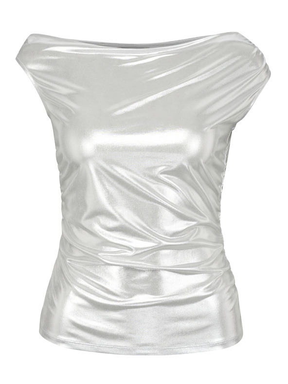 Orsay Ασημένια γυναικεία μπλούζα ORSAY