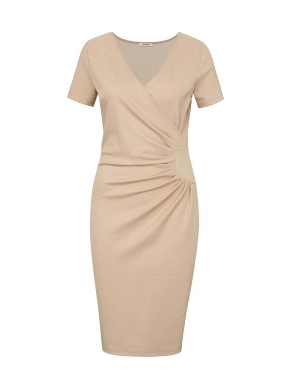 Orsay Μπεζ γυναικείο φόρεμα ORSAY