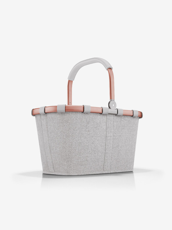 Reisenthel Γκρι καλάθι αγορών με ροζ πλαίσιο Reisenthel Carrybag