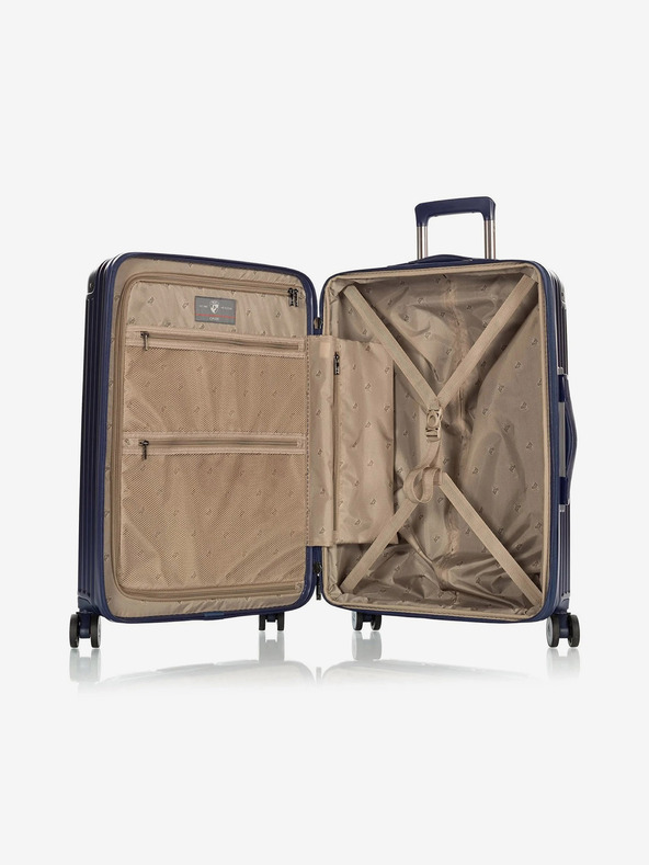 Heys Μπλε τροχήλατη βαλίτσα Heys Cruze M Navy