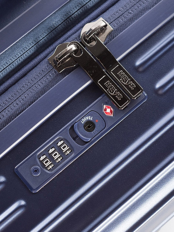 Heys Μπλε τροχήλατη βαλίτσα Heys Cruze M Navy