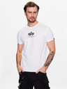 Alpha Industries Ανδρικό λευκό t-shirt Basic T-Shirt Alpha Industries White