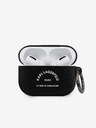 Karl Lagerfeld Θήκη σιλικόνης Rue St Guillaume για Airpods Pro Black Karl Lagerfeld