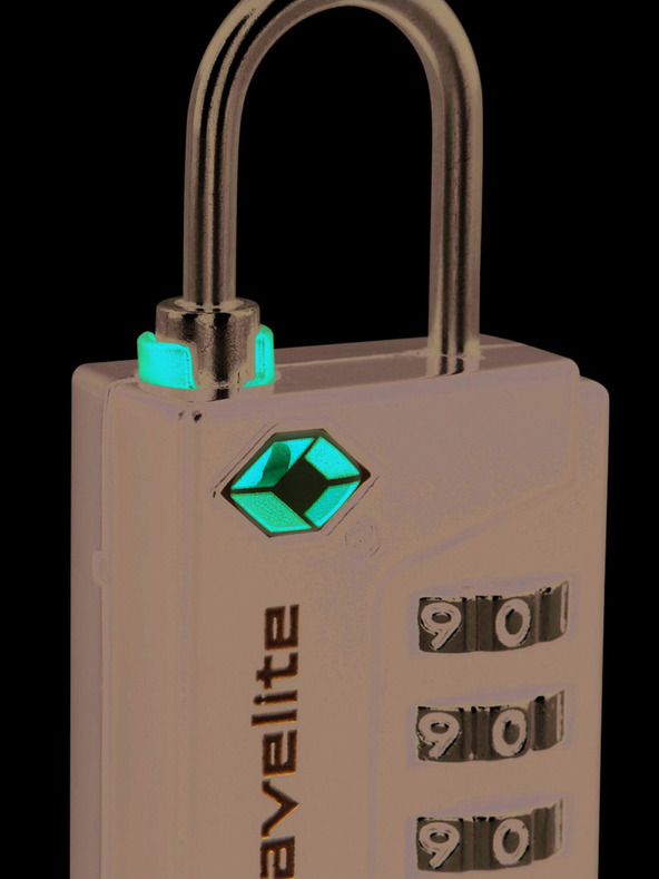 Travelite Μαύρη κωδική κλειδαριά TSA Travelite