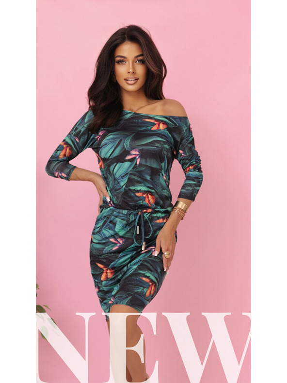 numoco Αθλητικό φόρεμα με τσέπες και δέσιμο