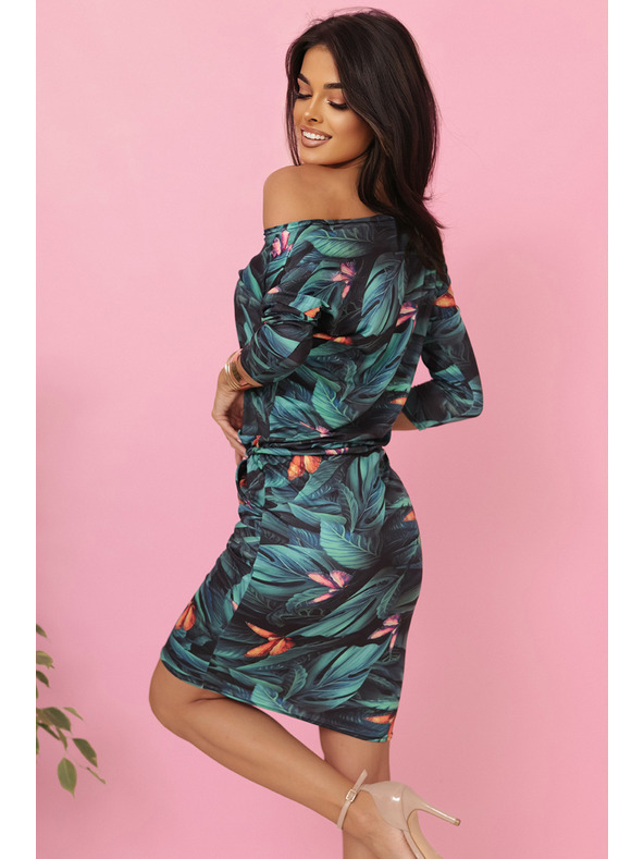 numoco Αθλητικό φόρεμα με τσέπες και δέσιμο