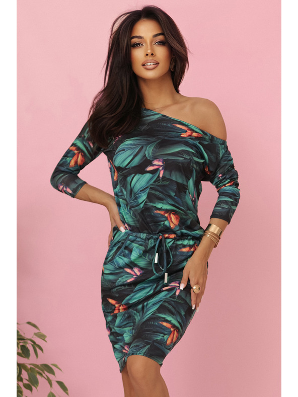 numoco Αθλητικό φόρεμα με τσέπες και δέσιμο