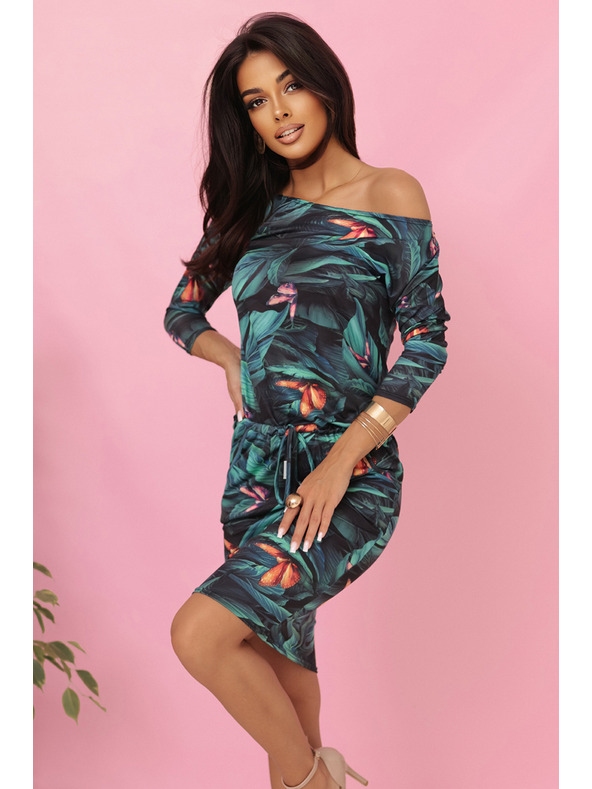 numoco Αθλητικό φόρεμα με τσέπες και δέσιμο