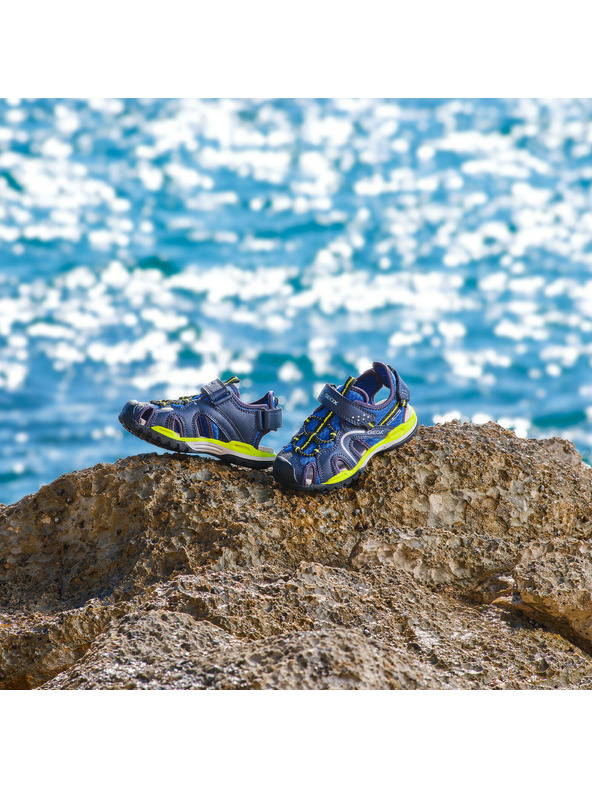 Geox Μπλε αγορίστικα σανδάλια Geox Borealis