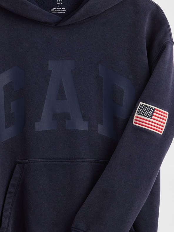 GAP Παιδικό φούτερ VintageSoft Americana GAP