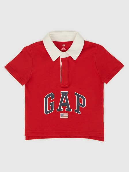 GAP Παιδικό πουκάμισο πόλο με λογότυπο της Gap