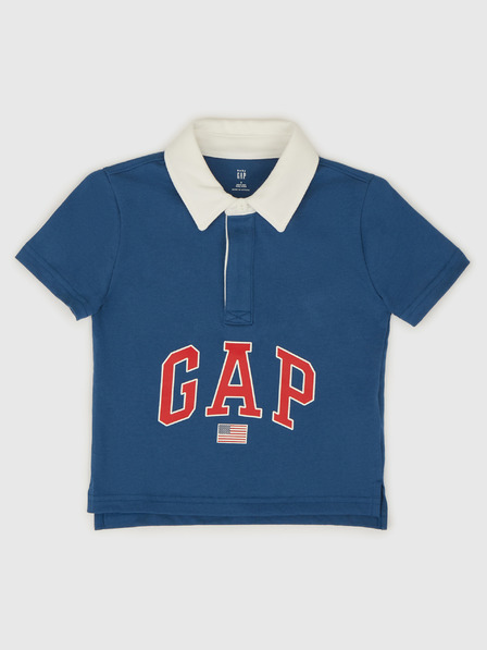 GAP Παιδικό πουκάμισο πόλο με λογότυπο της Gap