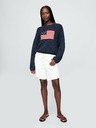 GAP Oversize crop πουλόβερ Americana GAP