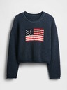 GAP Oversize crop πουλόβερ Americana GAP