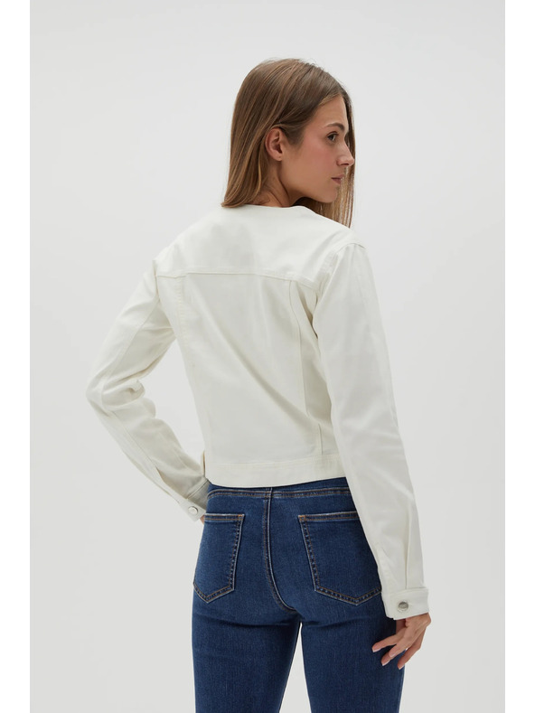 Moodo Λευκό γυναικείο σακάκι Moodo