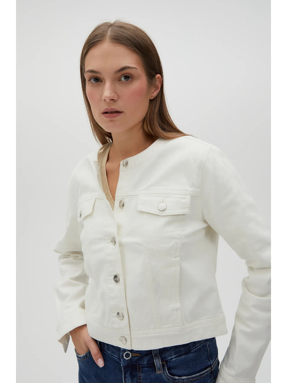 Moodo Λευκό γυναικείο σακάκι Moodo