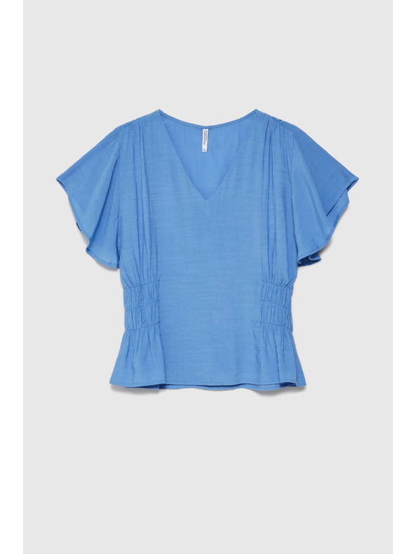 Moodo Μπλε γυναικεία πουκαμίσα Moodo