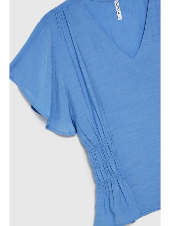 Moodo Μπλε γυναικεία πουκαμίσα Moodo