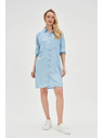 Moodo Μπλε γυναικείο φόρεμα Moodo