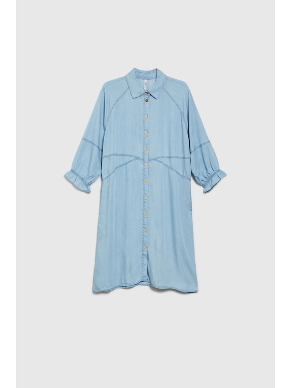 Moodo Μπλε γυναικείο φόρεμα Moodo