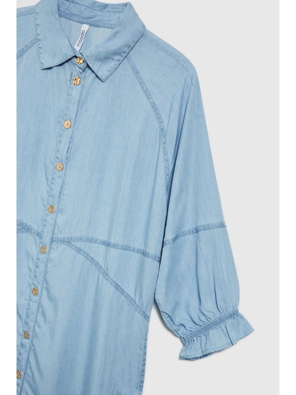 Moodo Μπλε γυναικείο φόρεμα Moodo