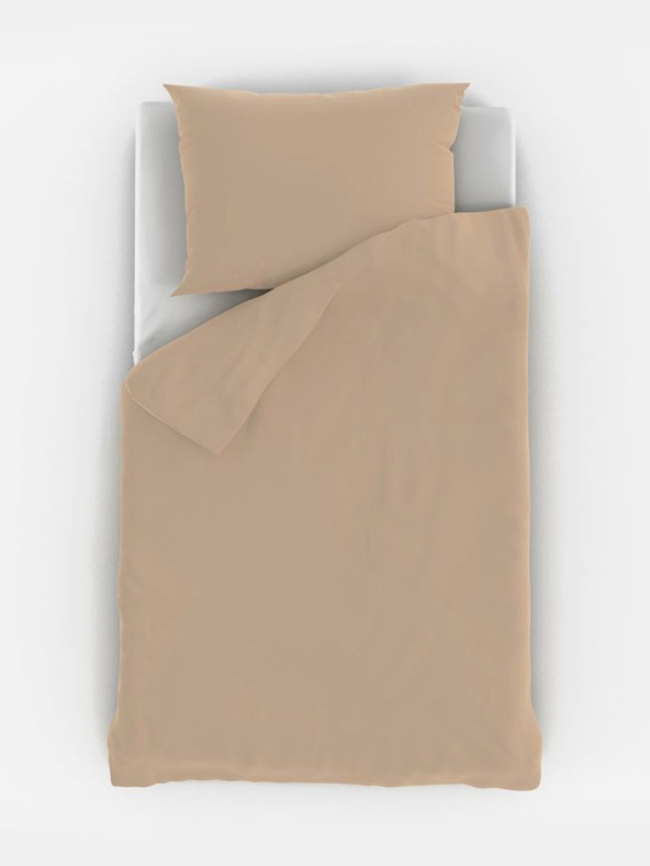 Kvalitex Βαμβακερά κλινοσκεπάσματα για βρεφικές κούνιες μπεζ