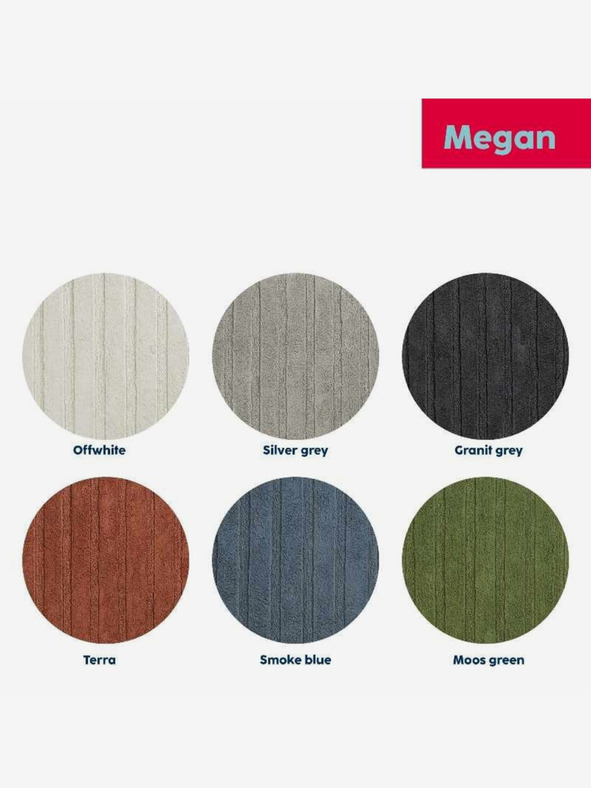 Kela Πατάκι μπάνιου Megan 120x70 εκ. βαμβακερό terra KELA