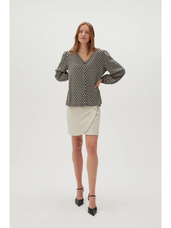 Moodo Μαύρο γυναικείο πουκάμισο