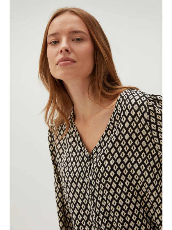 Moodo Μαύρο γυναικείο πουκάμισο