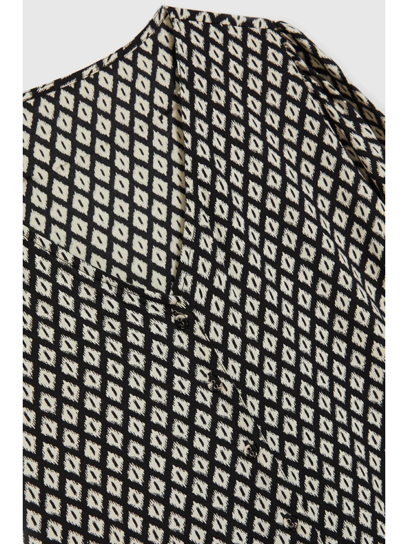 Moodo Μαύρο γυναικείο πουκάμισο