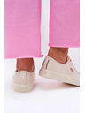 BIG STAR SHOES Γυναικεία υφασμάτινα αθλητικά παπούτσια Big Star – μπεζ