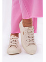 BIG STAR SHOES Γυναικεία υφασμάτινα αθλητικά παπούτσια Big Star – μπεζ